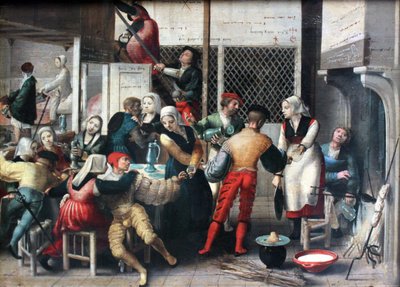 Brothel Scene by Brunswick Monogrammist
